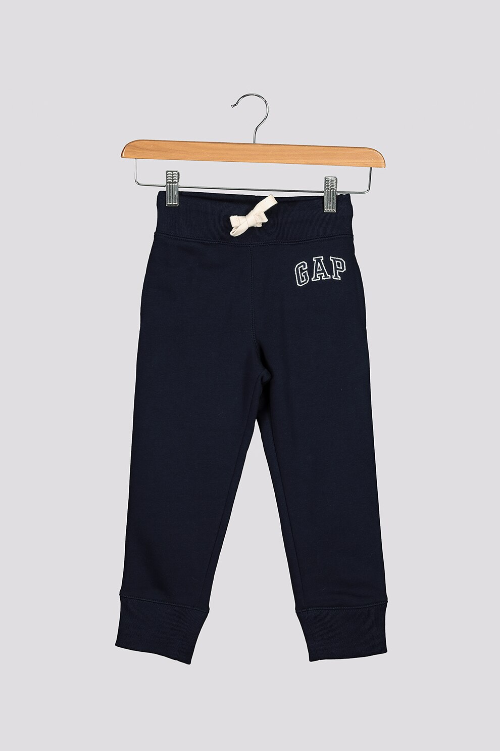 GAP, Pantaloni sport cu logo brodat, Albastru marin