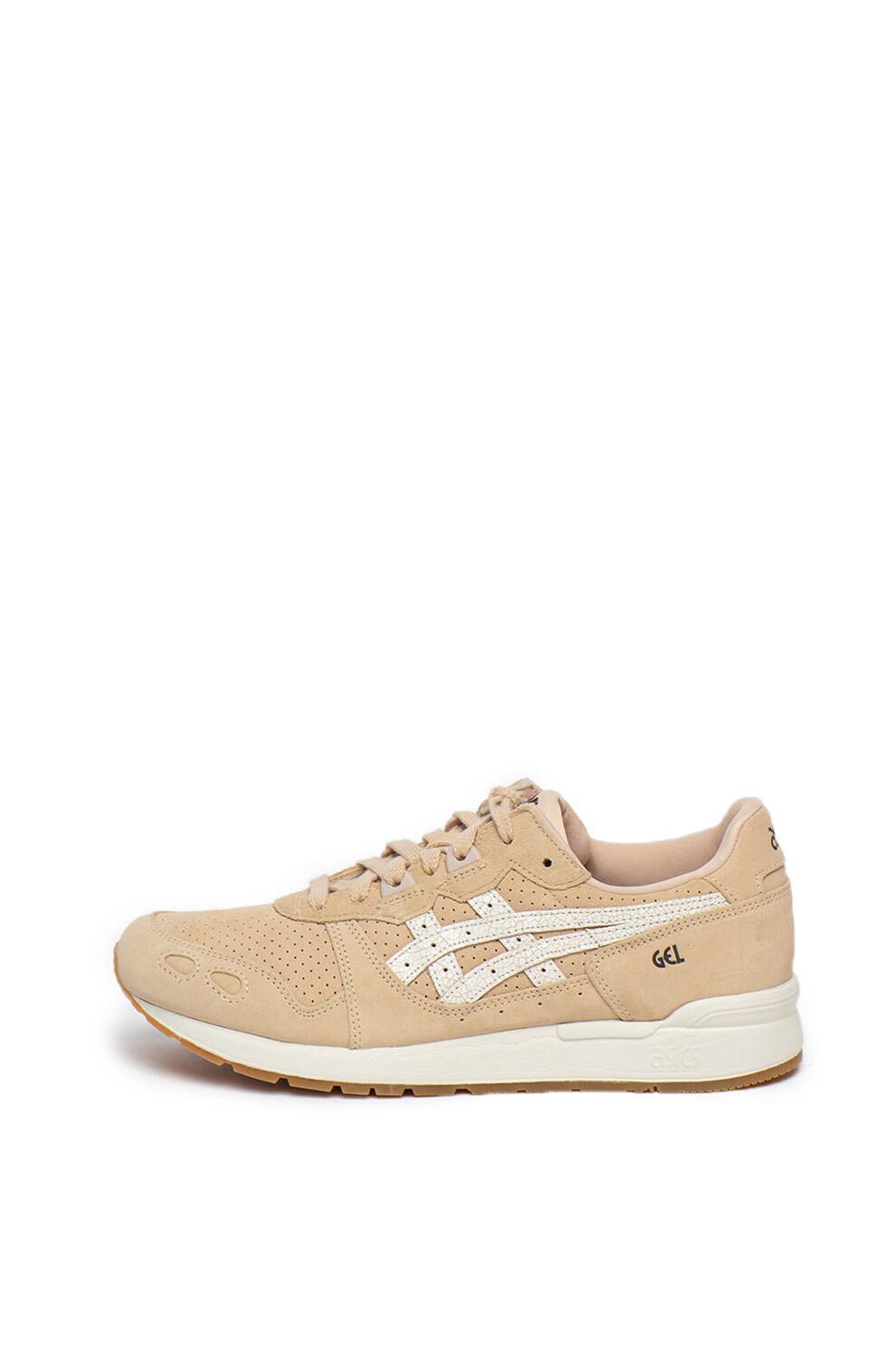 ASICS Tiger, Pantofi sport unisex de piele Lyte, Maro camel, 4.5
