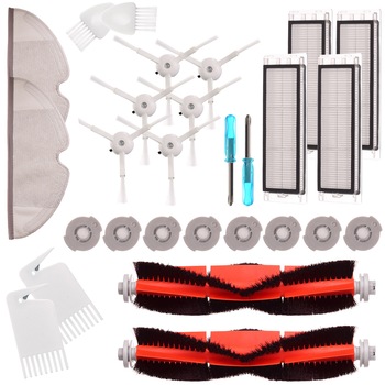 Kit accesorii Xiaomi Roborock pentru s50 s55 Filtru 4 buc, Perie tambur 2 buc, Perie laterala 6 buc, mop de microfibra 2 buc, accesorii de curatare Kit accesorii Xiaomi Roborock pentru s50 s55 Filtru 4 buc, Perie tambur 2 buc, Perie laterala 6 buc, mop de microfibra 2 buc, accesorii de curatare
