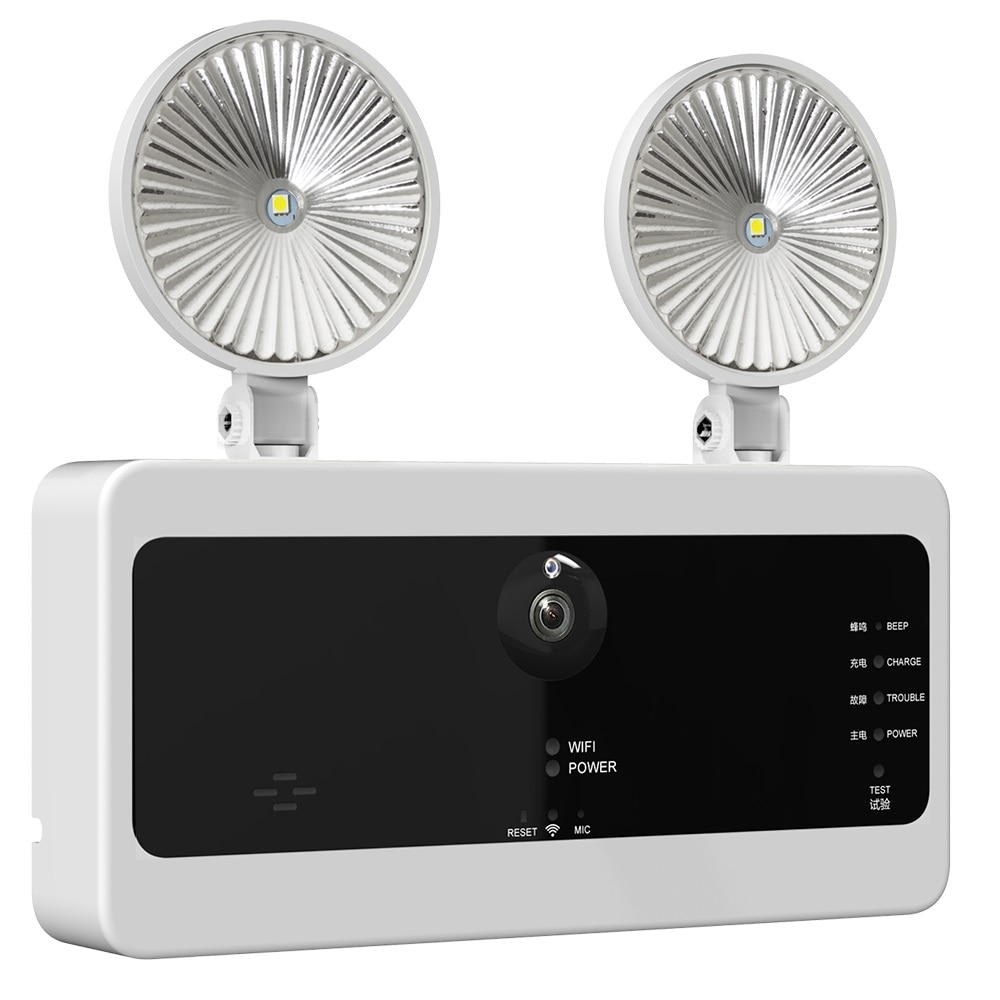 Camera IP wireless Mentor multifunctionala Emergency Light HD, microfon, difuzor, infrared, senzor miscare, 2.4GHz