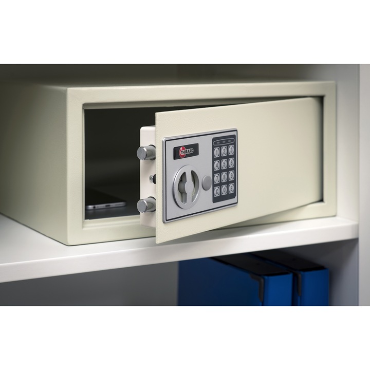 Seif cu cifru, VINCENNES 4, 2 bolturi Ø 16 mm, pentru laptop