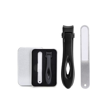 Set profesional unghiera si pila MoonbasaNails # 072, Negru Set profesional unghiera si pila MoonbasaNails # 072, Negru