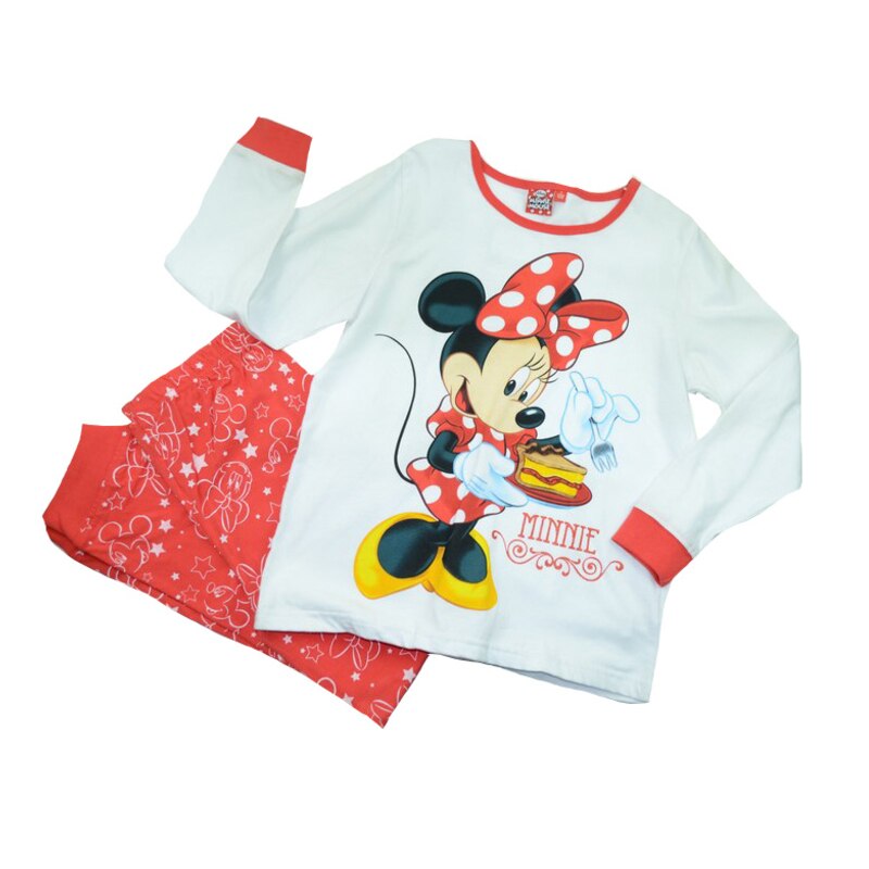 Pijama pentru fetite Minnie Mouse Disney DISM-GPYJL42646A, Alb, 128