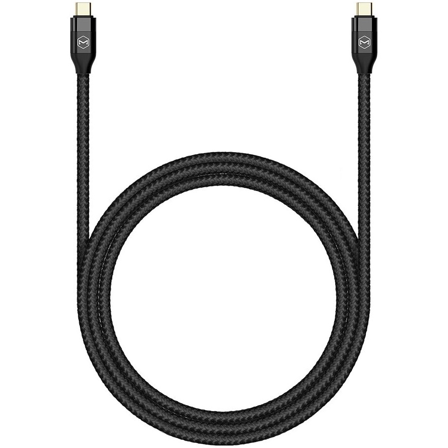 Cablu de date Mcdodo Gen 2 Type-C to Type-C, impletitura nylon, 1.5m, Black