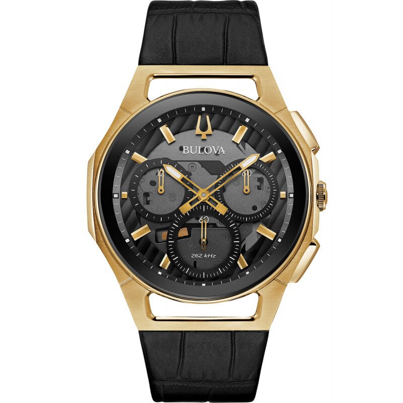 Ceas barbatesc Bulova 97A143 Quartz Auriu