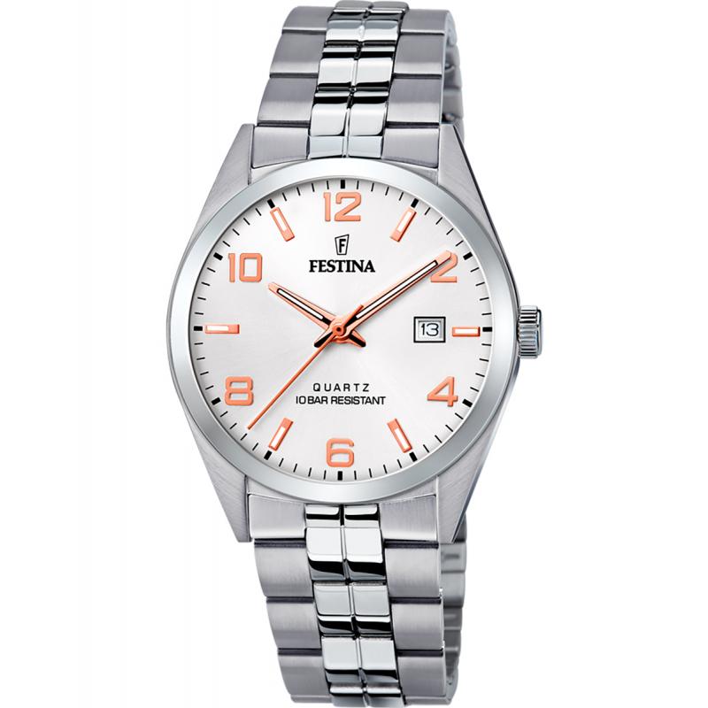 Ceas barbatesc Festina F20437/6 Quartz Argintiu