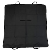 Husa protectie pentru bancheta autoturismului Brown Dog, 143x148 cm, Negru