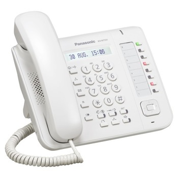 Telefon IP proprietar Panasonic KX-NT551X, Alb Telefon IP proprietar Panasonic KX-NT551X, Alb