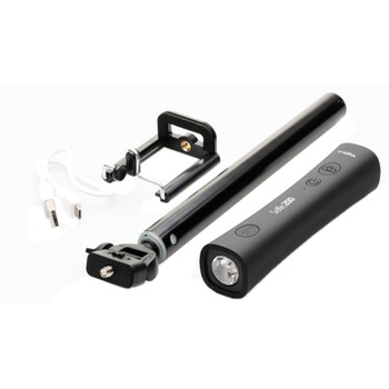 Selfie Stick extensibil E-BODA, Baterie portabila, Bluetooth, 93 cm, Negru Selfie Stick extensibil E-BODA, Baterie portabila, Bluetooth, 93 cm, Negru