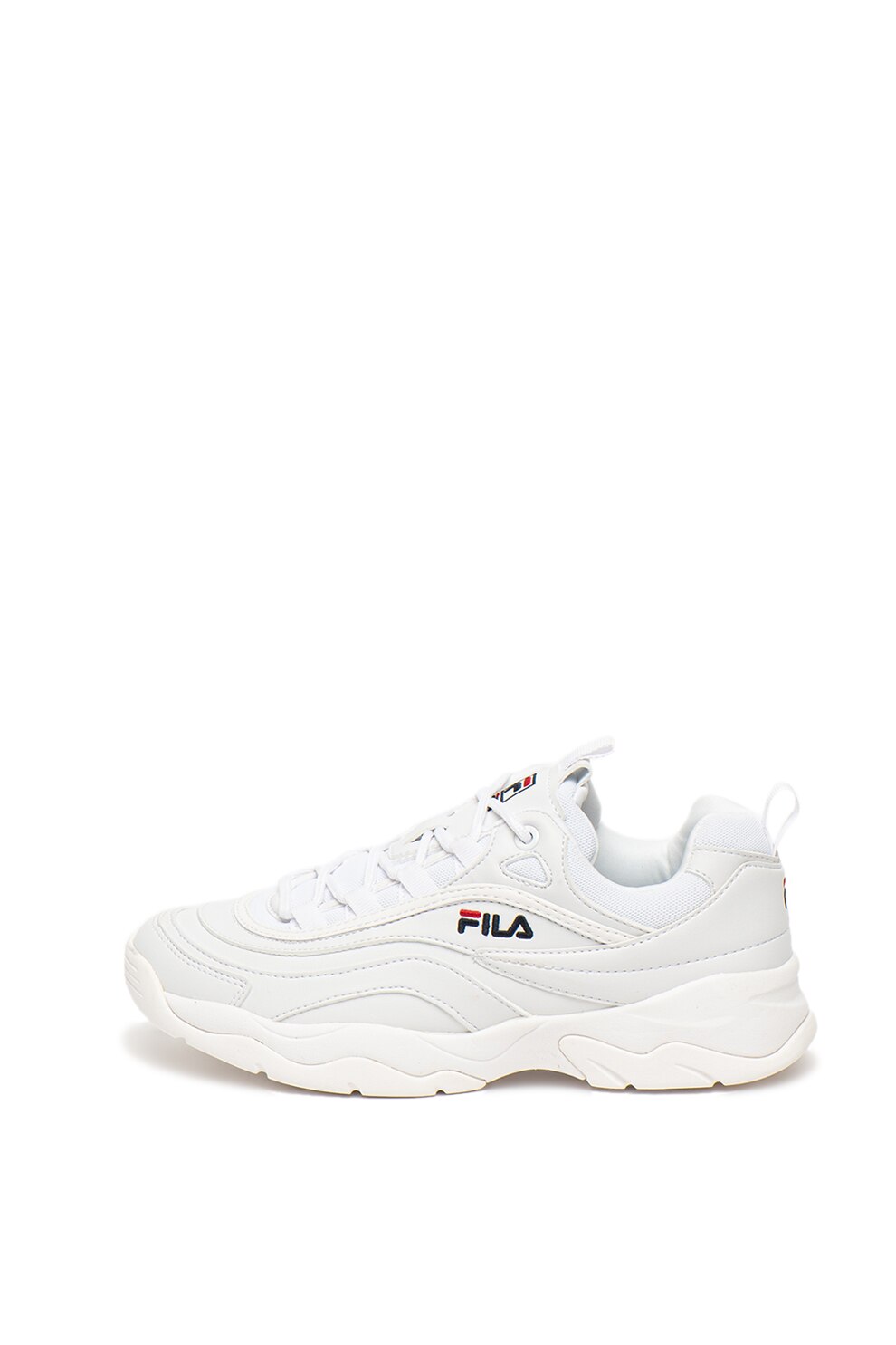 Fila, Pantofi sport de piele ecologica, cu detalii logo Ray