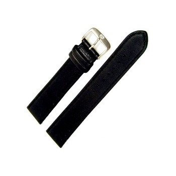 Curea de ceas Di-Modell Kalb Wapro 1660-10202, 20mm, Negru, catarama argintie, cusatura in aceeasi culoare cu a curelei Curea de ceas Di-Modell Kalb Wapro 1660-10202, 20mm, Negru, catarama argintie, cusatura in aceeasi culoare cu a curelei