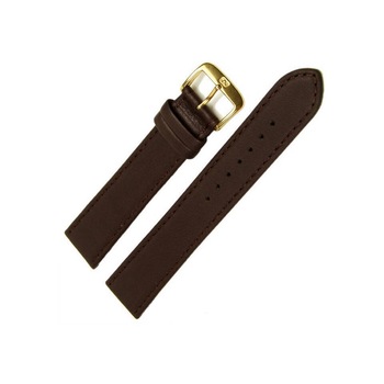 Curea de ceas Di-Modell Kalb Wapro 1660-28225, 22mm, Maro inchis, catarama aurie, cusatura in aceeasi culoare cu a curelei Curea de ceas Di-Modell Kalb Wapro 1660-28225, 22mm, Maro inchis, catarama aurie, cusatura in aceeasi culoare cu a curelei