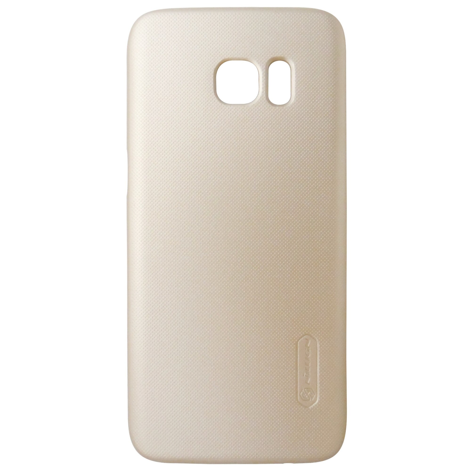 Husa tip capac spate Nillkin Frosted policarbonat auriu pentru Samsung Galaxy S7 Edge G935F
