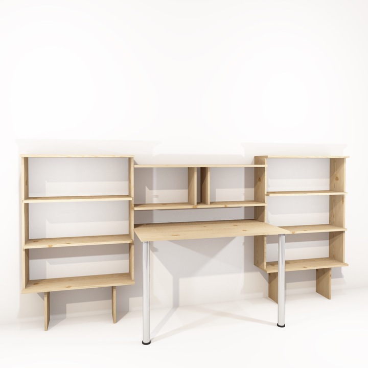 SHELFIE Oxford 132 natúr borovi fenyő polc