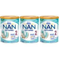 Pachet lapte praf Nestle NAN 2 Optipro, 3 x 800g, de la 6 luni