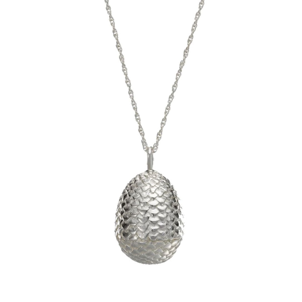 Pandantiv cu Lantisor din Argint Game of Thrones Dragon Egg
