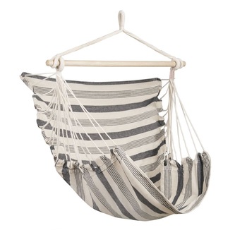 Hamac Brazilian tip Scaun Fotoliu pentru Casa, Curte sau Gradina, Capacitate 150kg, Culoare Gri Hamac Brazilian tip Scaun Fotoliu pentru Casa, Curte sau Gradina, Capacitate 150kg, Culoare Gri