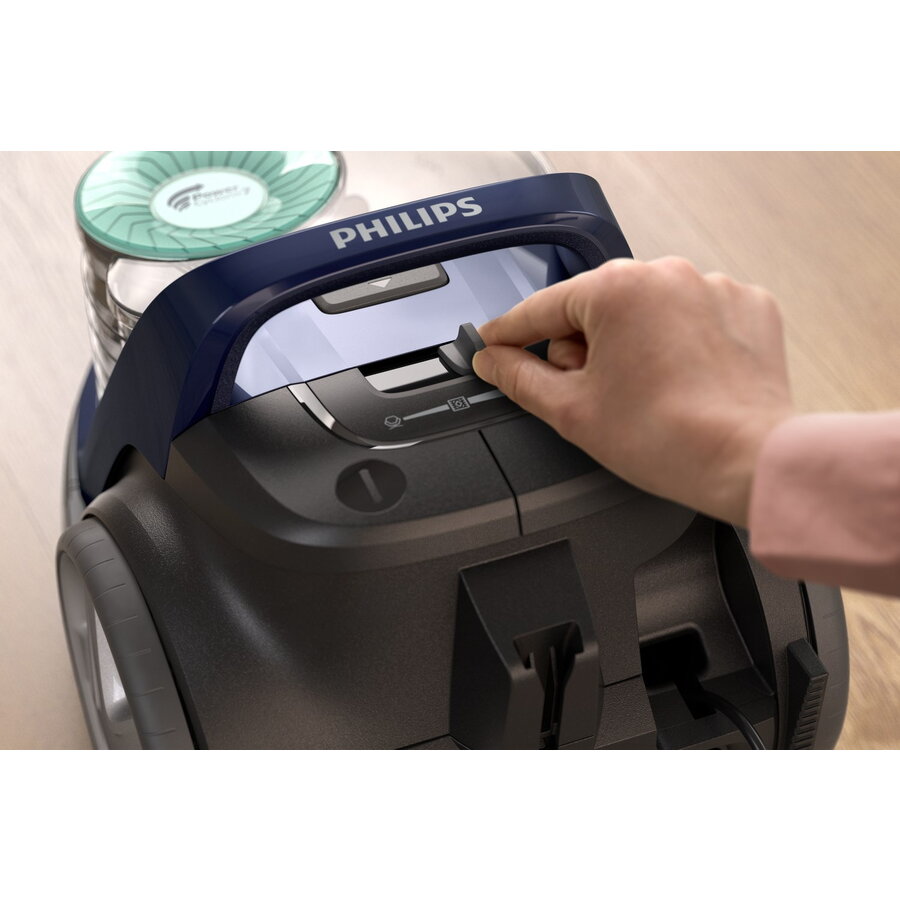 Aspirator fara sac Philips PowerPro Active FC9555/09, 650 W, 1.5 L, filtru anti-alergeni, Verde