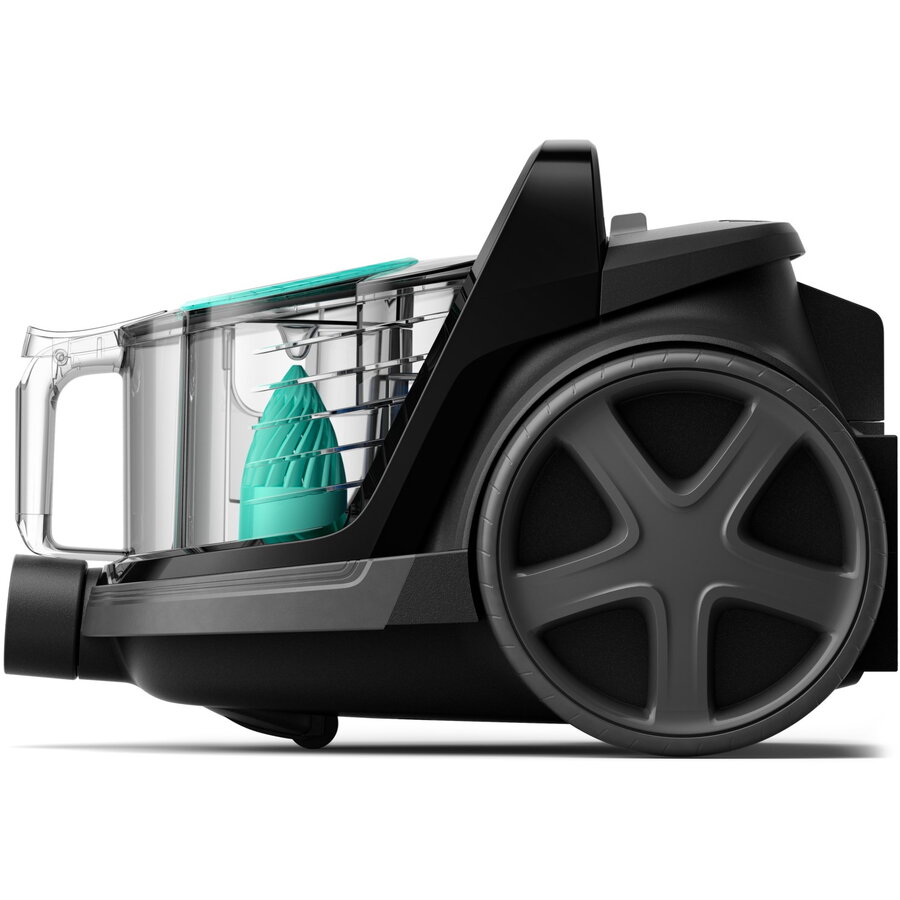 Aspirator fara sac Philips PowerPro Active FC9555/09, 650 W, 1.5 L, filtru anti-alergeni, Verde