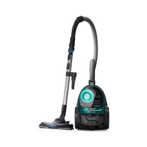 Aspirator fara sac Philips PowerPro Active FC9555/09, 650 W, 1.5 L, filtru anti-alergeni, Verde