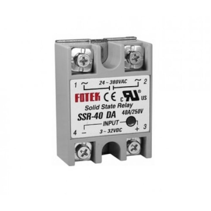 Releu Solid State, 40A, 24-380VAC SSR-40 DA, Fotek - 128505