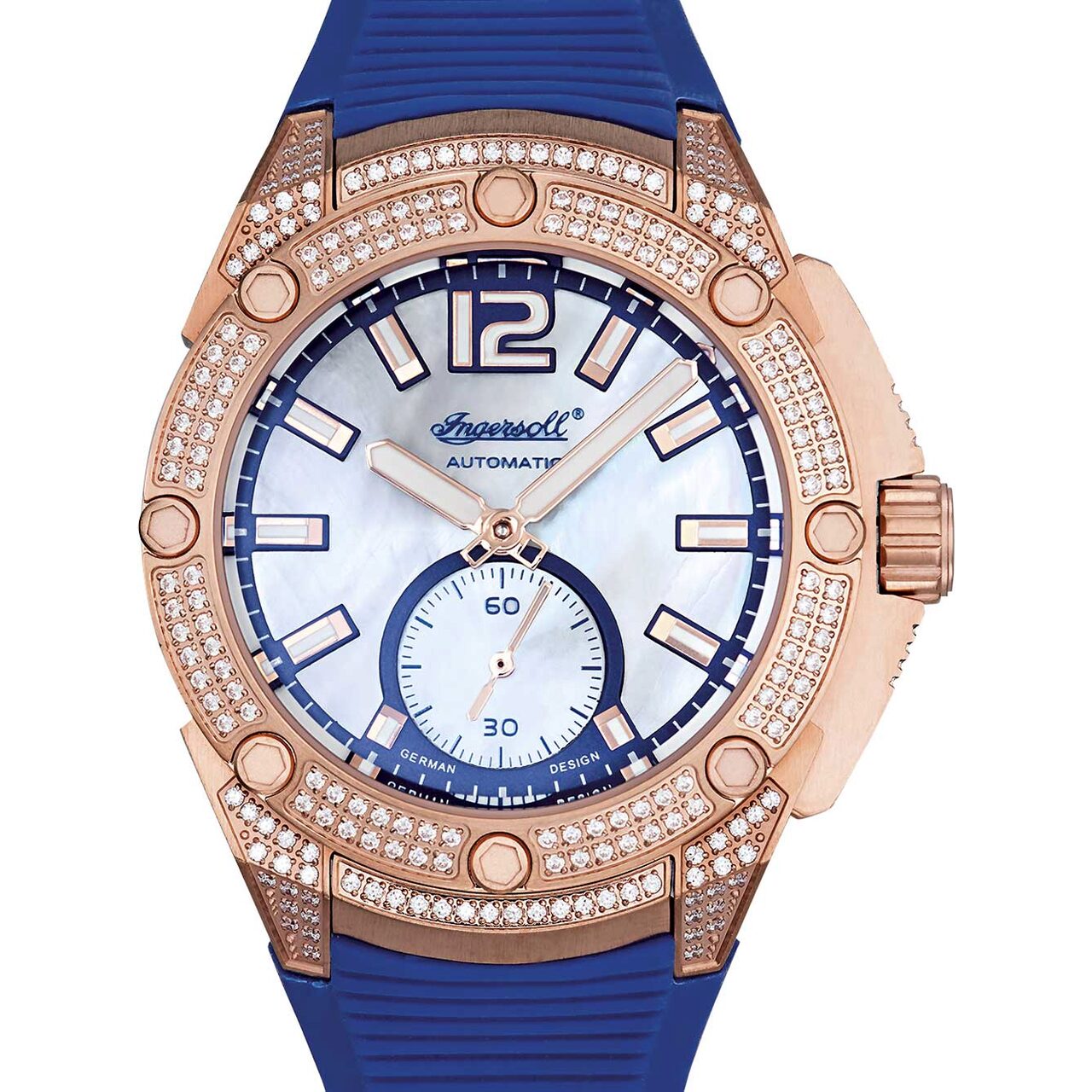 Ceas de dama Ingersoll IN1104RG San-Francisco Automatic 38mm, 5ATM, Auriu