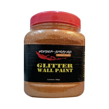 Vopsea Perete Cu Sclipici Cupru Vopsea Spray 500 Gr Vopsea Perete Cu Sclipici Cupru Vopsea Spray 500 Gr