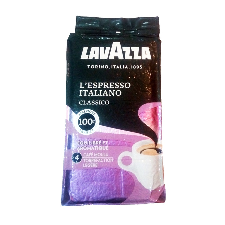 Cafea macinata Lavazza L`espresso Italiano Classico 250 gr