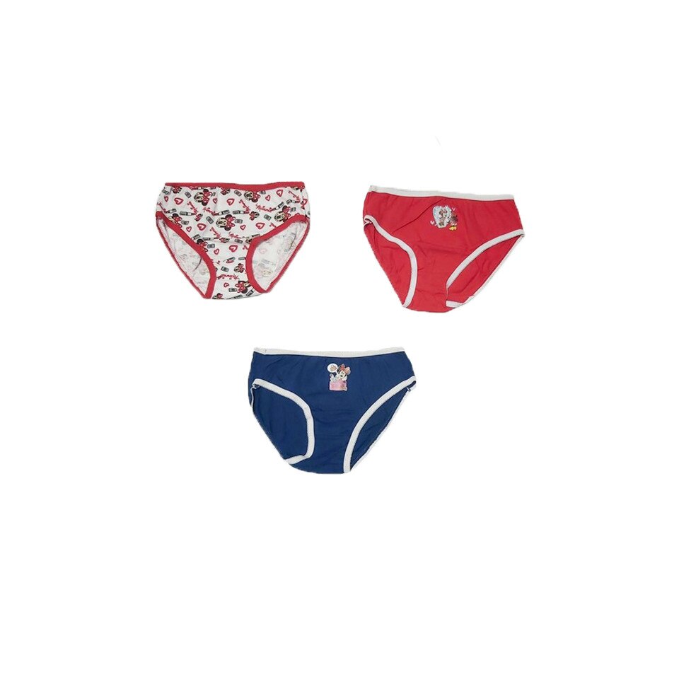 Set 3 chiloti pentru fetite Sun City Minnie Mouse DPH3110, Multicolor