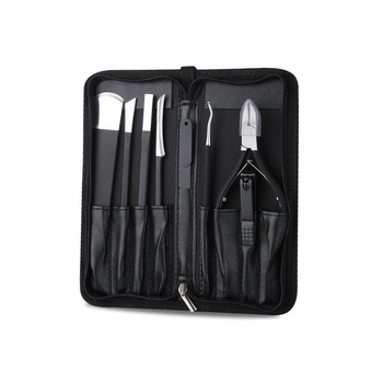 Set 8 accesorii pedichiura MoonbasaNails # 3101, Inox Set 8 accesorii pedichiura MoonbasaNails # 3101, Inox