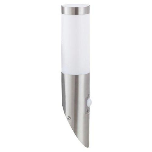 Aplica LED exterior Rabalux Inox Torch, cu senzor miscare, E27, 25W, IP44, metal, 38 cm