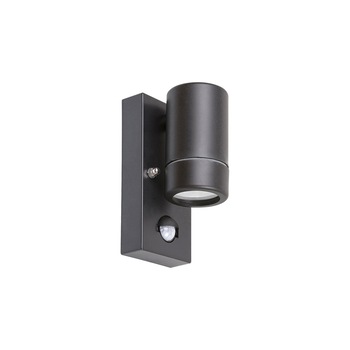 Aplica exterior Rabalux Medina, cu senzor miscare, GU10, 10W, IP44, 15 cm, Negru mat Aplica exterior Rabalux Medina, cu senzor miscare, GU10, 10W, IP44, 15 cm, Negru mat