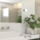Aplica pentru baie Rabalux Becca, G9, 28W, IP44, metal, Alb/Crom