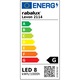 Aplica LED integrat pentru baie LED Rabalux Levon, 8W, 560 lm, IP44, lumina alba naturala, 40 cm, clasa energetica G