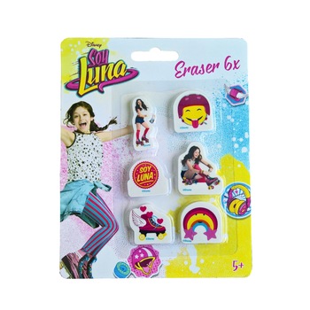 Set 6 radiere Soy Luna - Canenco Set 6 radiere Soy Luna - Canenco