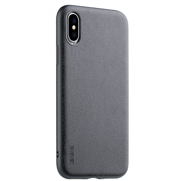 Husa din piele x-level Style, pentru Apple iPhone Xr, negru