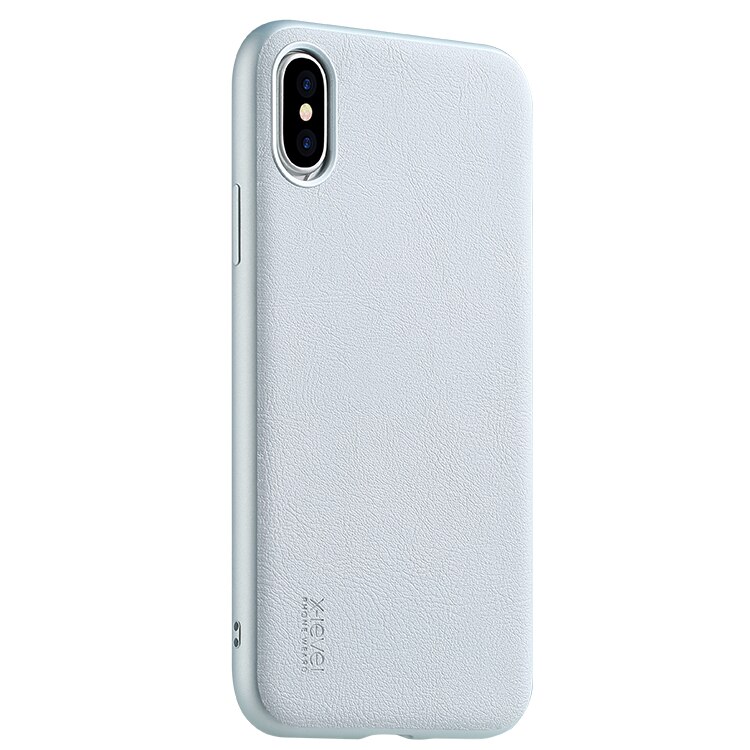 Husa din piele x-level Style, pentru Apple iPhone Xr, blue