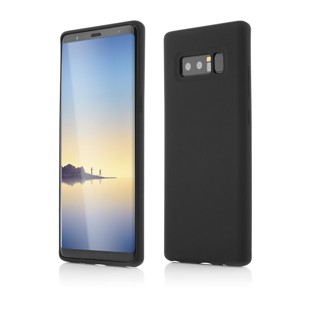 Husa de protectie Vetter pentru Samsung Galaxy Note 8, Clip-On Soft Touch Silk Series, Black