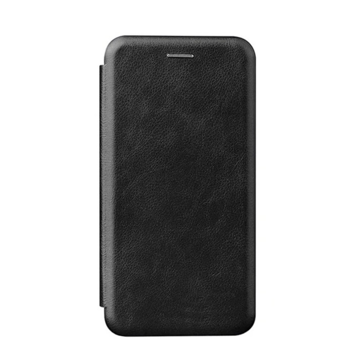 Калъф Huawei Nova 5T, тип книга, закопчаване с магнит, Elegance, Черен