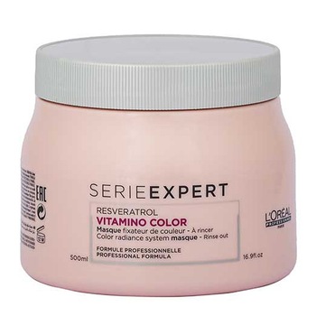 Masca de par L'Oreal Professionnel Serie Expert Vitamino Color Resveratrol pentru par vopsit, 500 ml Masca de par L'Oreal Professionnel Serie Expert Vitamino Color Resveratrol pentru par vopsit, 500 ml