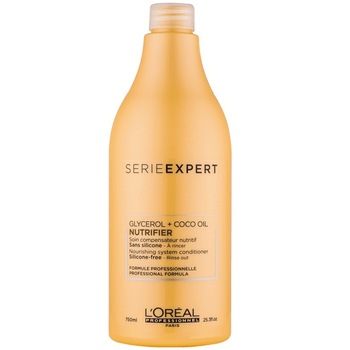 Balsam profesional L'Oreal Professionnel Serie Expert Nutrifier pentru par uscat, 1000 ml Balsam profesional L'Oreal Professionnel Serie Expert Nutrifier pentru par uscat, 1000 ml