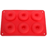 forma de copt din silicon pentru 6 gogosi termorezistenta pana la 230 grade c 275 x 175 x 3 cm tava copt donuts 6 cavitati de 7 cm rosu quasarampco imagen 14_0_
0