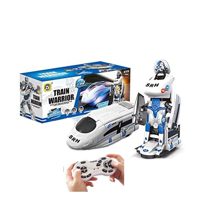 Robot TRANSFORMER AKU cu Telecomanda, actiune Bump and Go LED Sunete + Lumini specifice, Jucarie Toy pentru copii prescolari AK6464