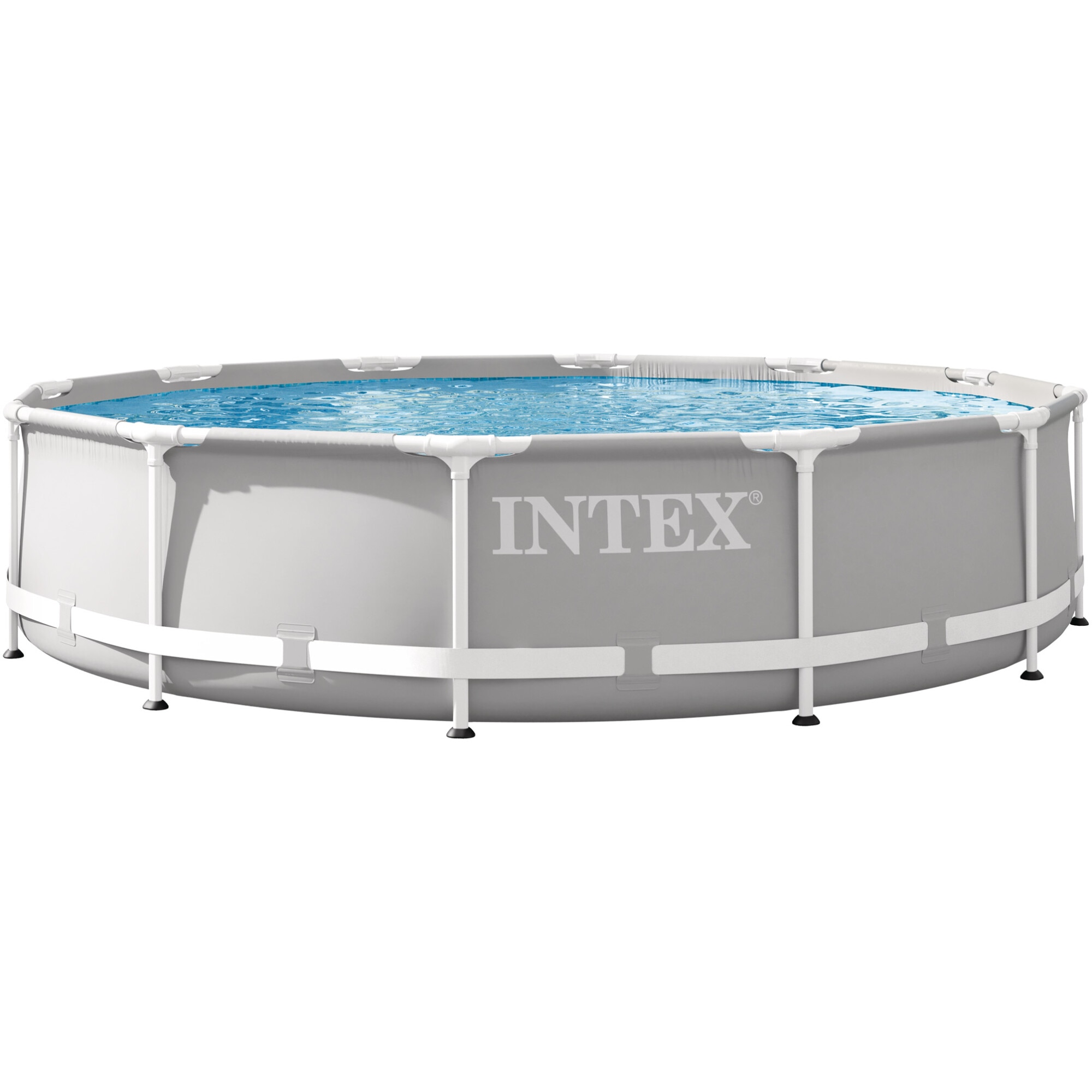 Piscina rotunda cu cadru metalic Prism Frame Premium Intex 26710NP, D366xH76 cm