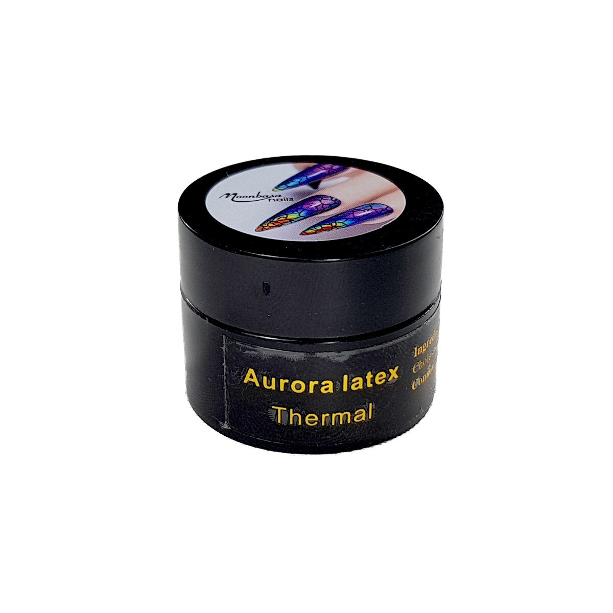 Pigment lichid termocromatic MoonbasaNails, Aurora Latex Thermal, 3g, Multicolor