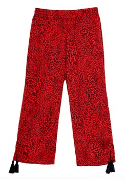 Pantaloni 3/4 Rebra, talie normala, Animal Print Pantaloni 3/4 Rebra, talie normala, Animal Print