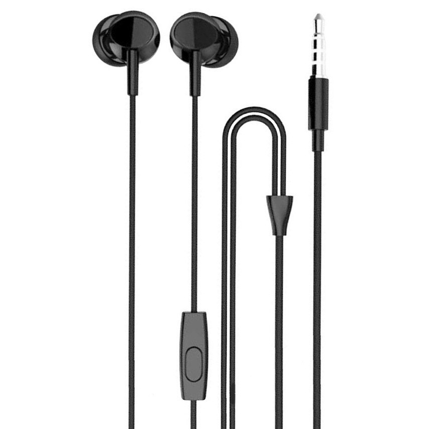 Casti stereo cu fir si microfon Golf M16 negru