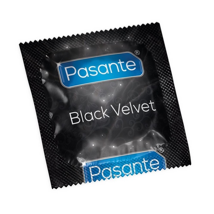 Презервативи Pasante Black Velvet, 10 Броя