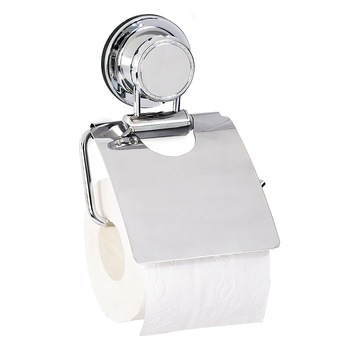 Suport hartie igienica, Ludvig, cu ventuza din otel cromat, Tatkraft , sustinere 8kg Suport hartie igienica, Ludvig, cu ventuza din otel cromat, Tatkraft , sustinere 8kg