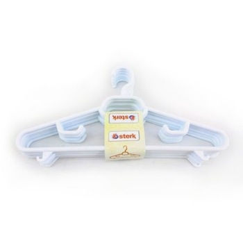 Set 6 bucati umerase plastic, albe Set 6 bucati umerase plastic, albe